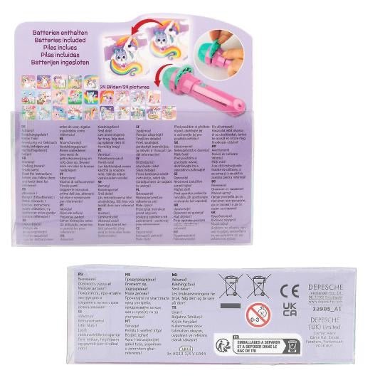 Ylvi Taschenlampe mit Bildeffekten Einhorn - Momente - Sausebrause Shop
