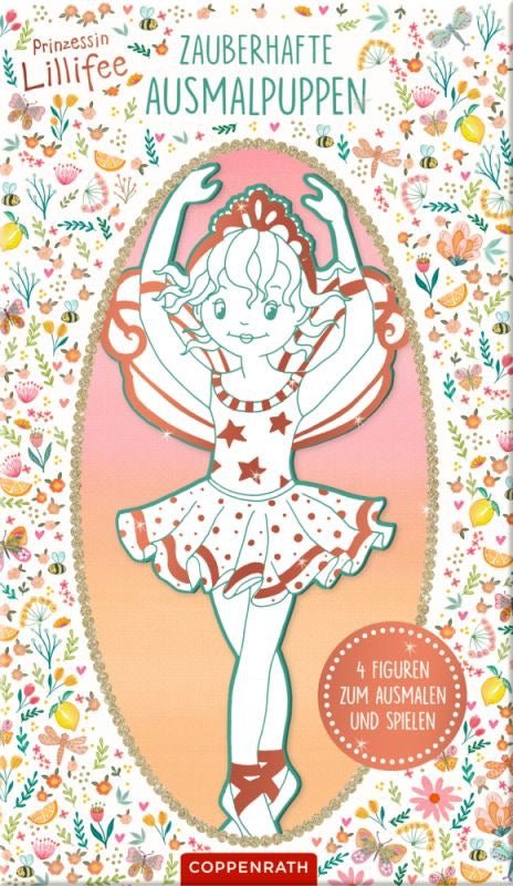 Zauberhafte Ausmalpuppen (4 Figuren) Prinzessin Lillifee - Sausebrause Shop