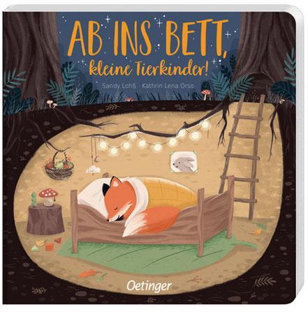 54 Illustration Kinderbuch Ab ins Bett, kleine Tierkinder - Sausebrause Shop