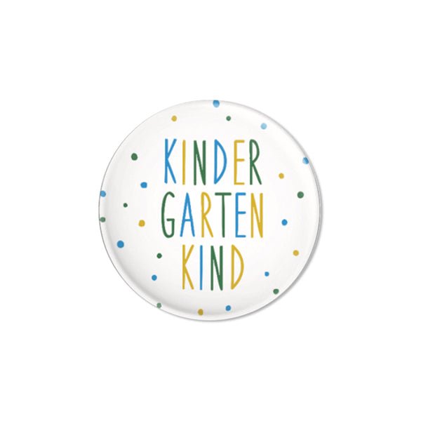 Ava & Yves Button Kindergartenkind Konfetti, blau - Sausebrause Shop