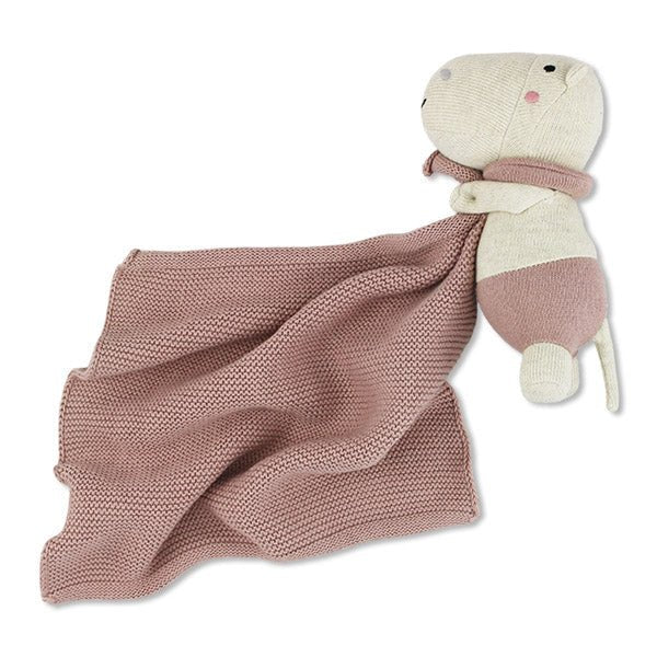 Ava & Yves Kuscheltuch Hippo natur / rosé - Sausebrause Shop