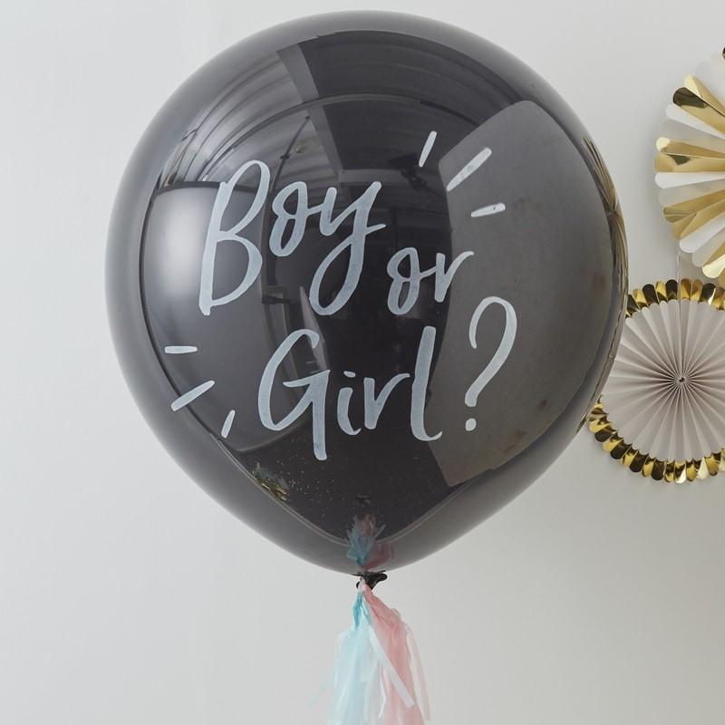 BALLON XXL BOY OR GIRL MIT TASSELN // SALE - Sausebrause Shop