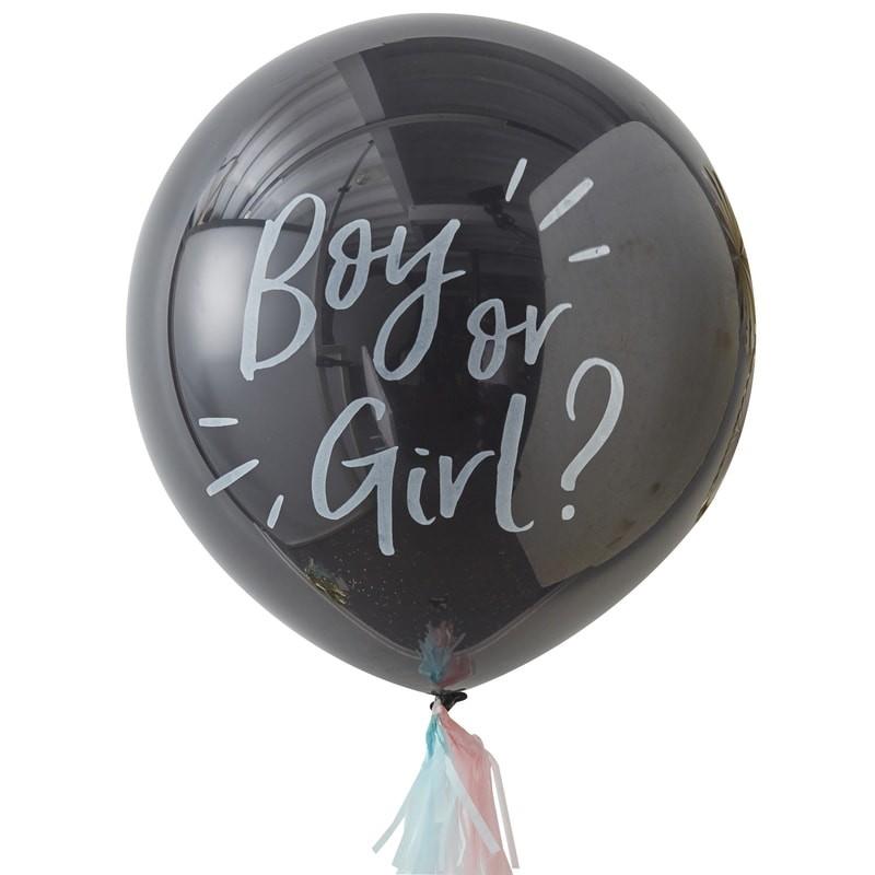 BALLON XXL BOY OR GIRL MIT TASSELN // SALE - Sausebrause Shop