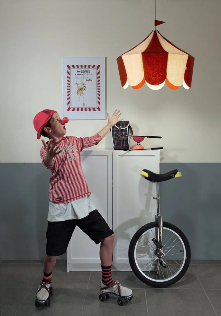 Buokids Kinderzimmer Zirkuslampe rot - Sausebrause Shop