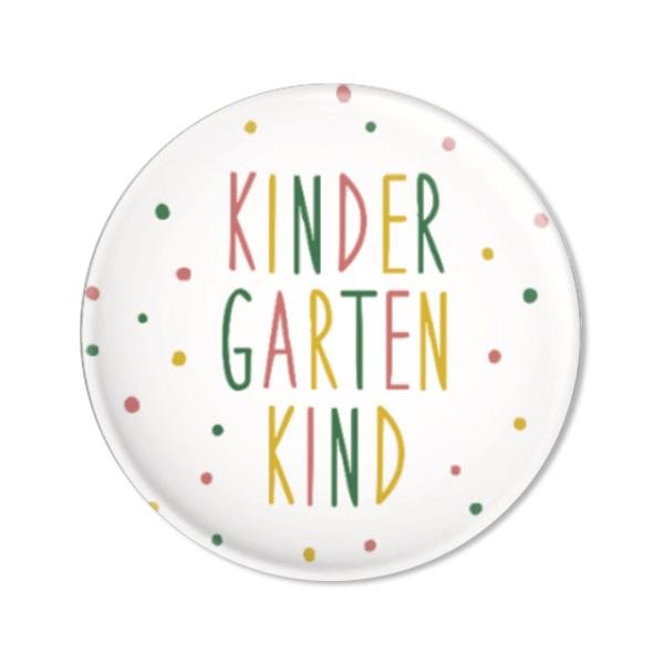 BUTTON KINDERGARTENKIND KONFETTI ROSA - Sausebrause Shop