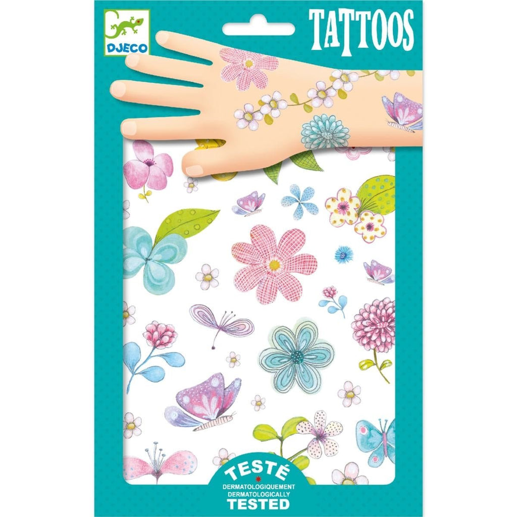 Djeco Kinder Tattoos Feldblumen - Sausebrause Shop