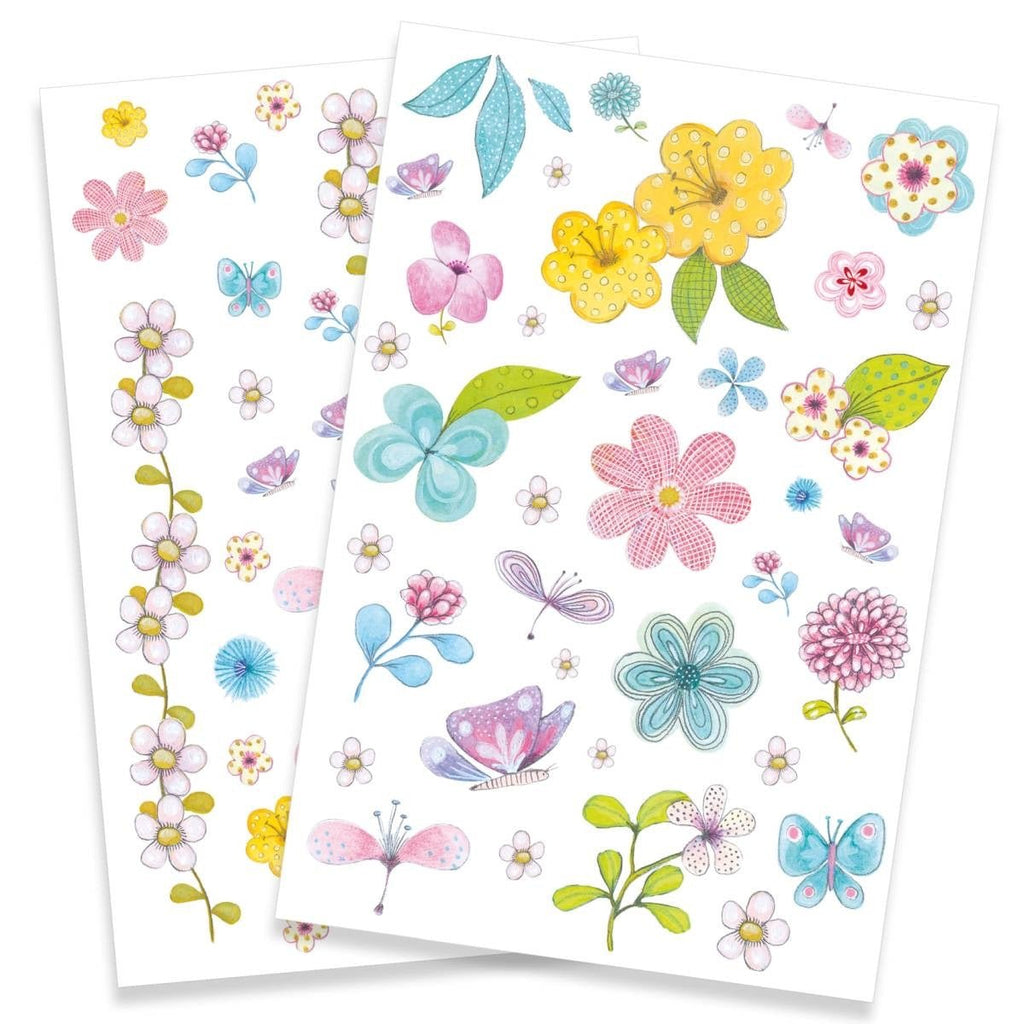 Djeco Kinder Tattoos Feldblumen - Sausebrause Shop