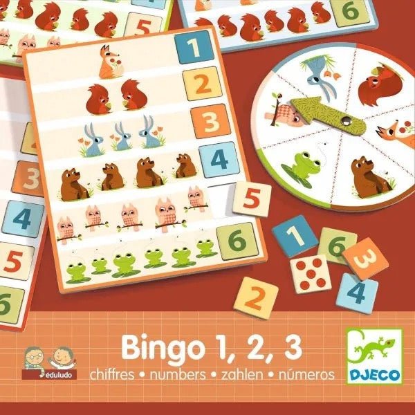 Djeco Lernspiel Bingo Zahlen - Sausebrause Shop
