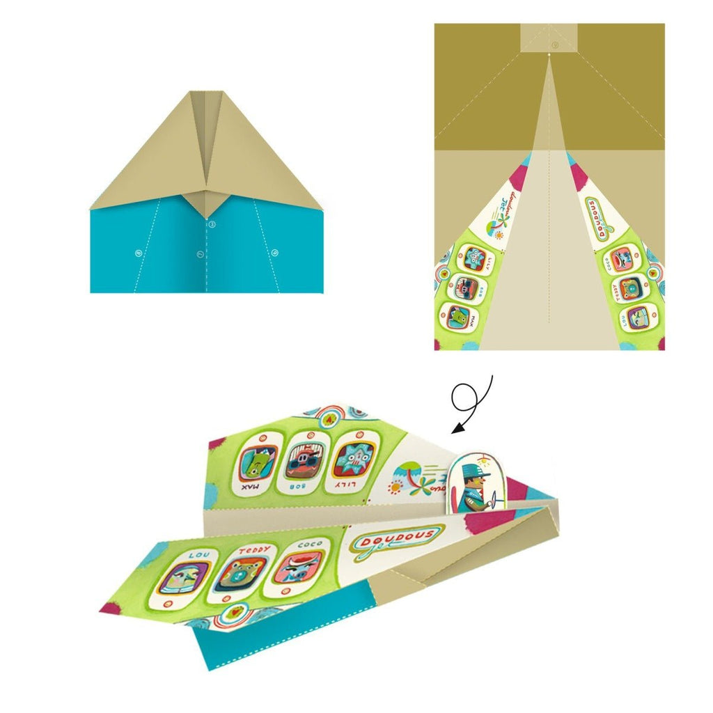 Djeco Origami Flugzeuge - Sausebrause Shop