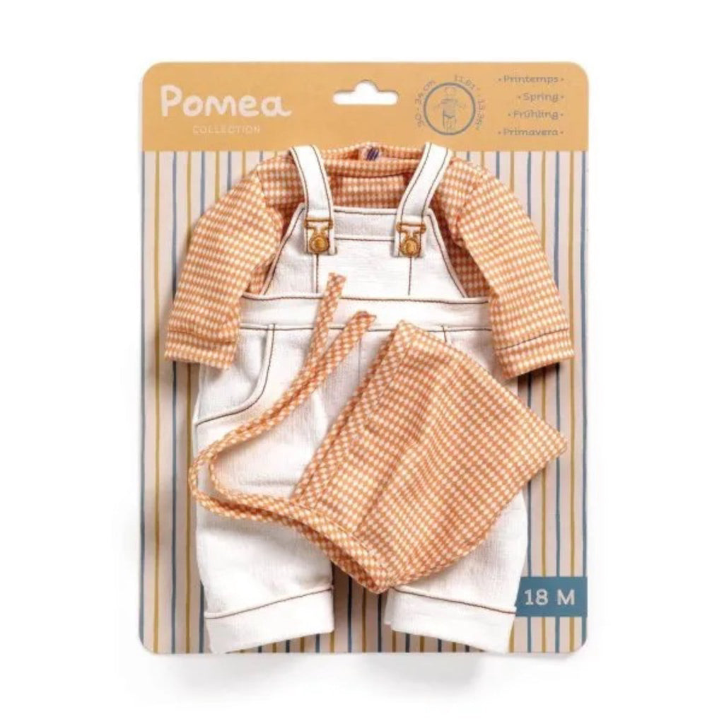 Djeco Pomea Puppenkleidung Cannelle Set Latzhose + Mütze - Sausebrause Shop