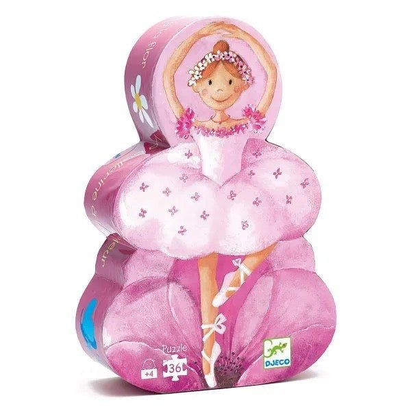 Djeco Puzzle Ballerina mit Blumen - Sausebrause Shop