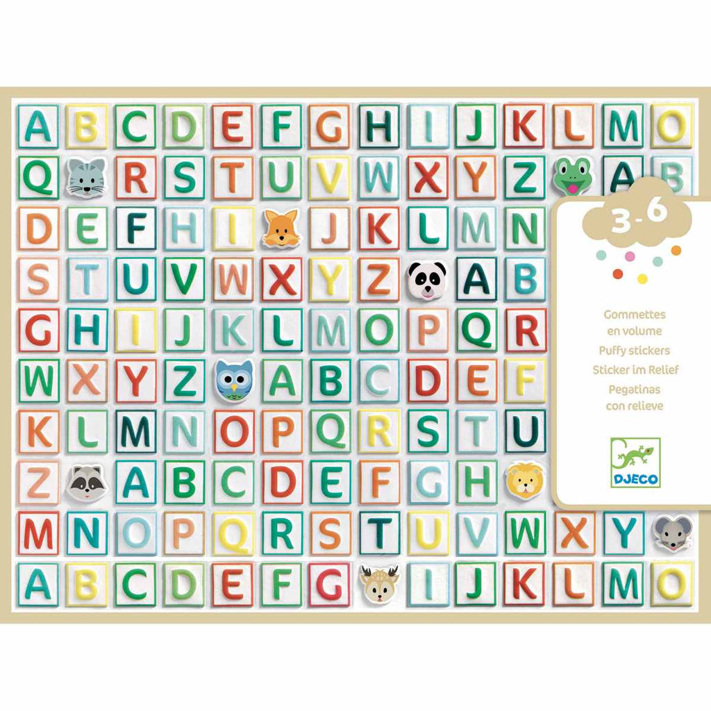 Djeco Sticker Buchstaben - Sausebrause Shop