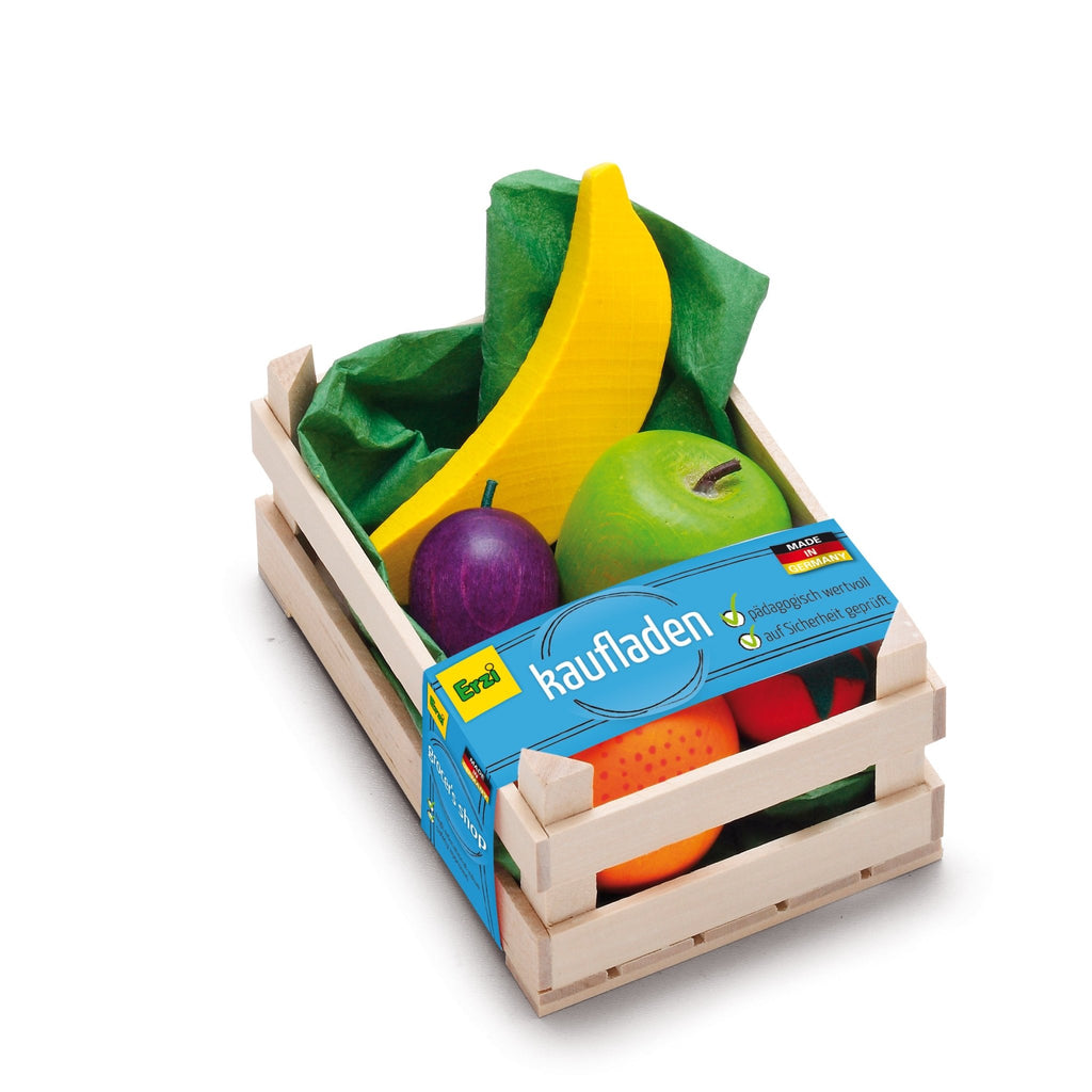 Erzi Holzspielzeug Obst in Kiste, klein - Sausebrause Shop