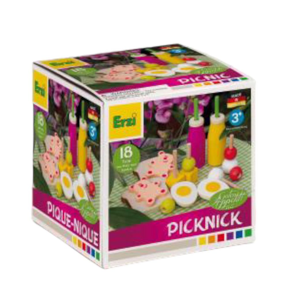 Erzi Holzspielzeug Spielzeuglebensmittel Picknick - Sausebrause Shop