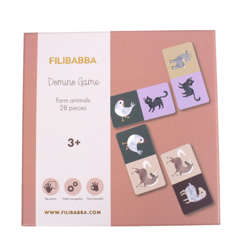 Filibabba Domino Spiel Bauernhoftiere - Sausebrause Shop