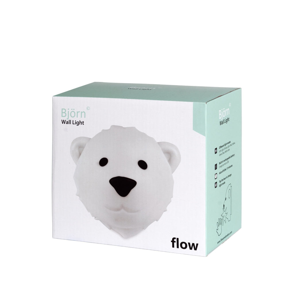 Flow Amsterdam LED Wandlicht Eisbär Bjorn - Sausebrause Shop
