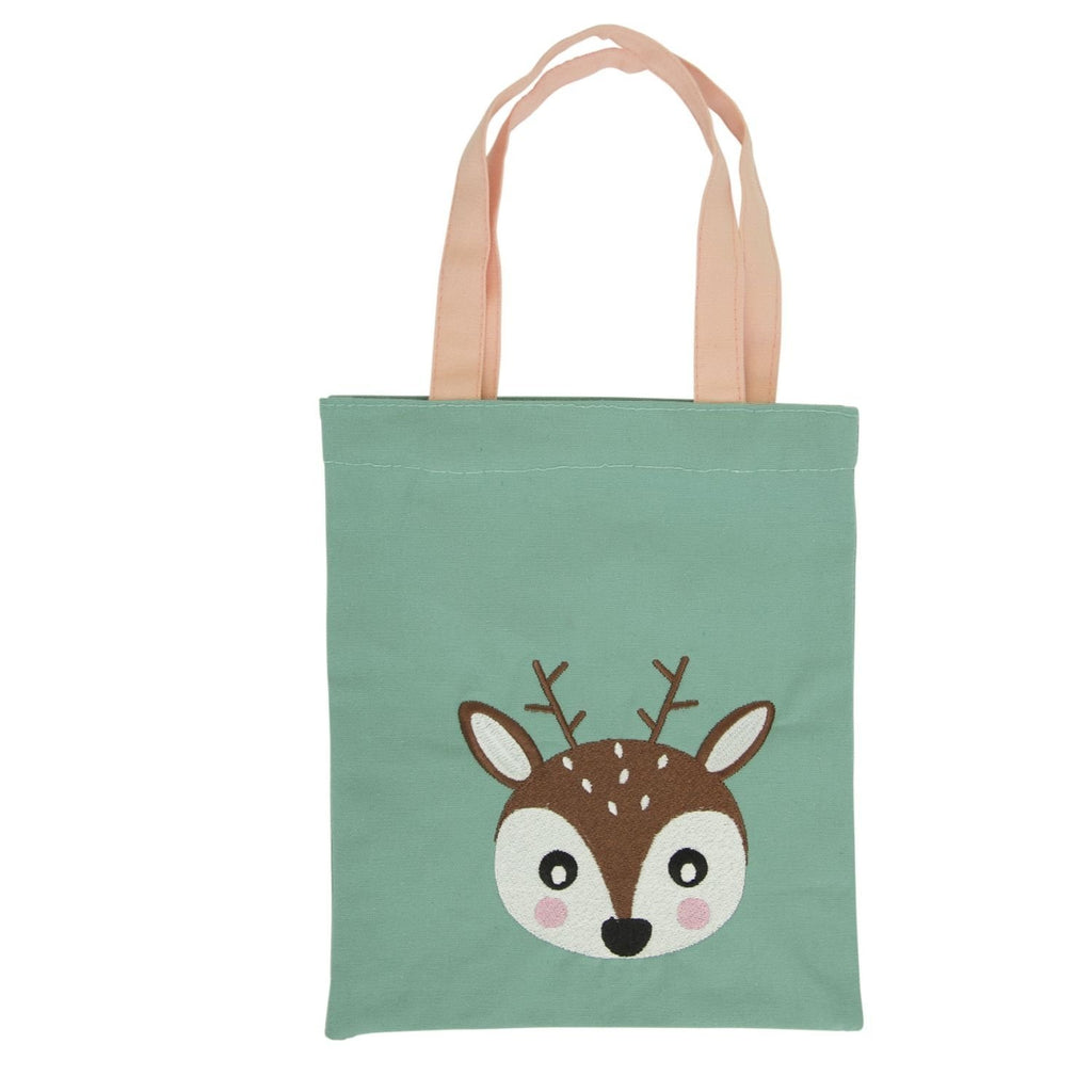 GLOBAL AFFAIRS STOFFTASCHE WOODLAND TIERE REH - Sausebrause Shop