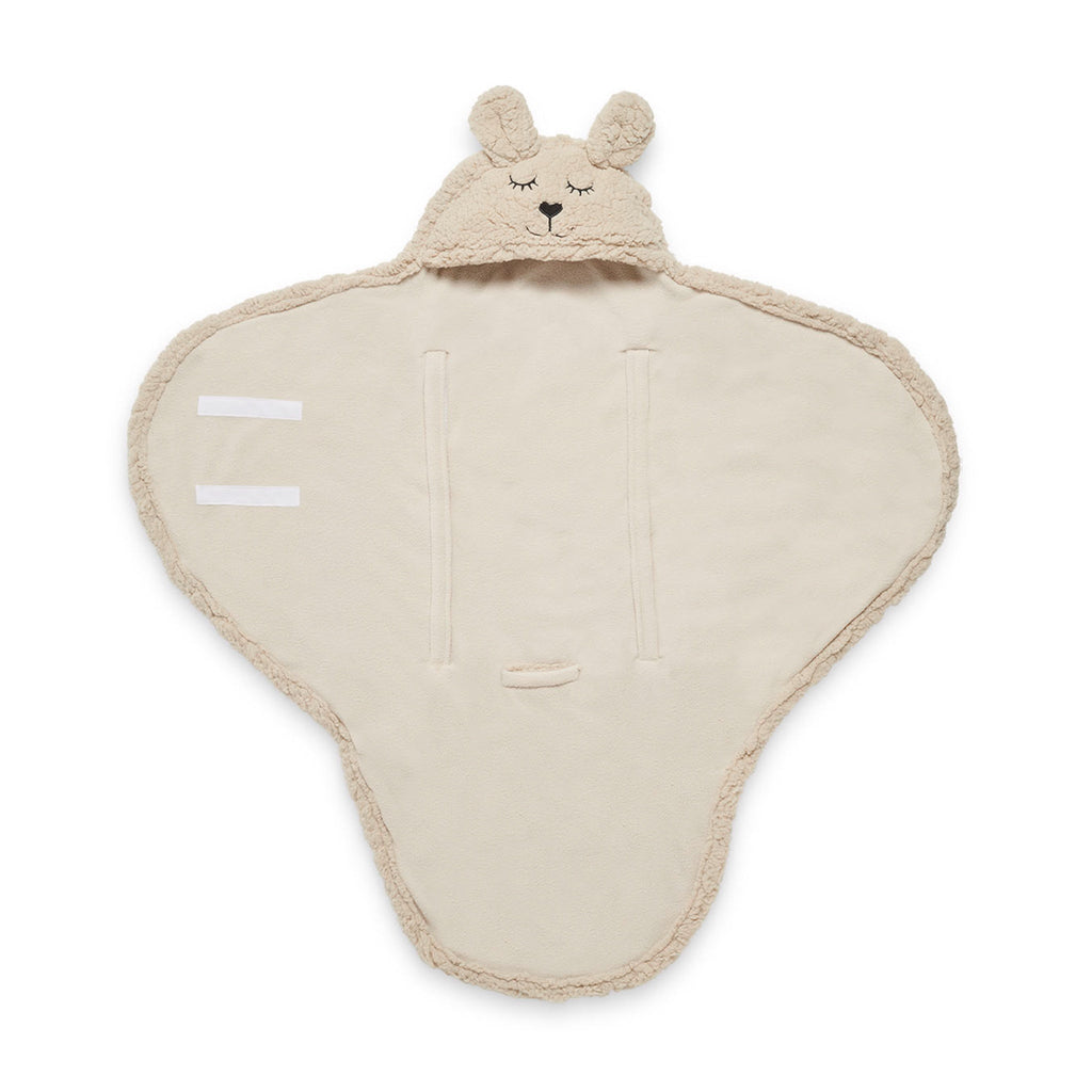 Jollein Einschlagdecke für Babyschale Bunny Nougat - Sausebrause Shop