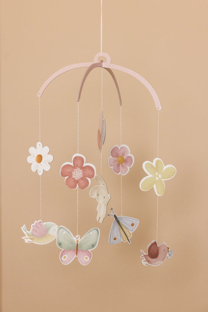 Little Dutch Baby Mobile Set Flowers & Butterflies - Sausebrause Shop