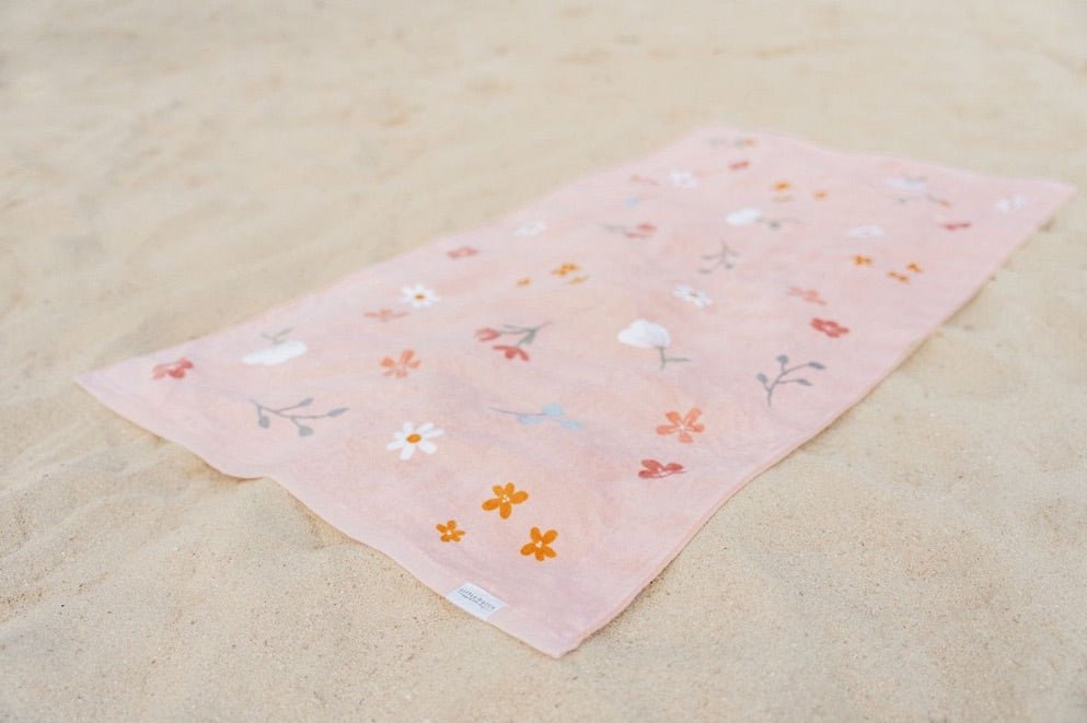 Little Dutch Badehandtuch Little Pink Flowers - Sausebrause Shop