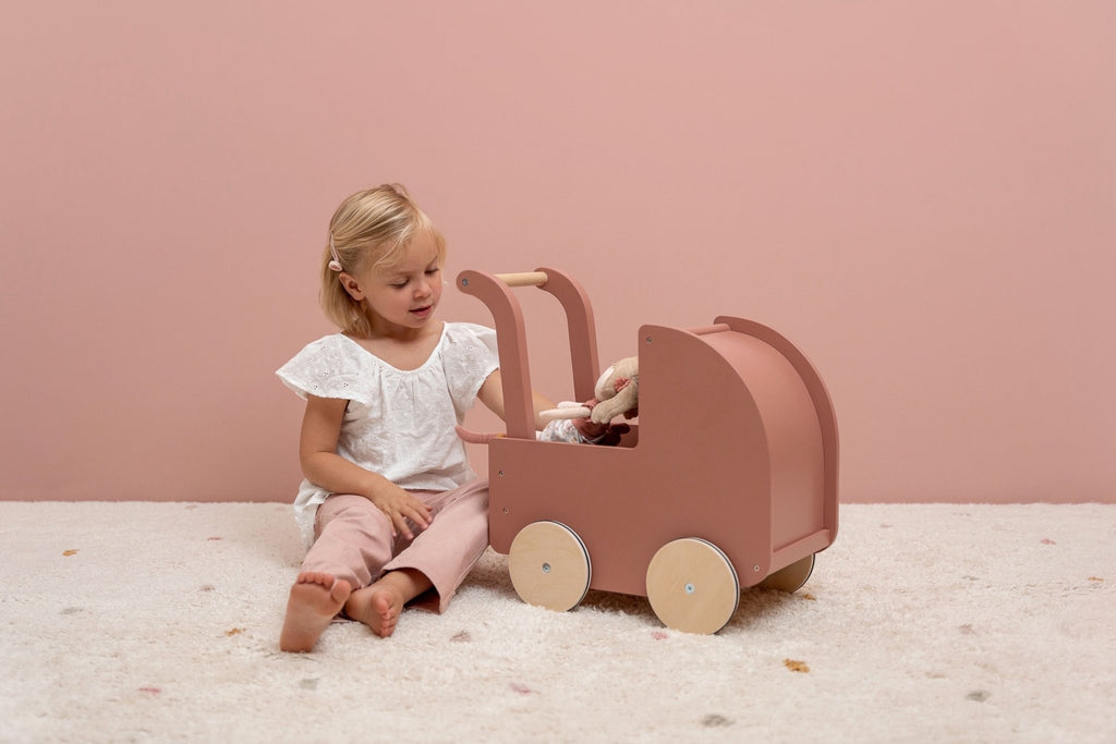 Little Dutch Holz Puppenwagen mit Decke und Kissen - Sausebrause Shop