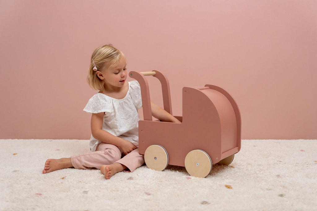 Little Dutch Holz Puppenwagen mit Decke und Kissen - Sausebrause Shop
