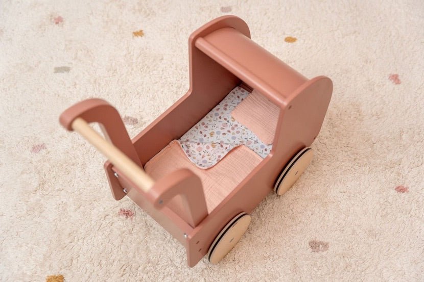 Little Dutch Holz Puppenwagen mit Decke und Kissen - Sausebrause Shop