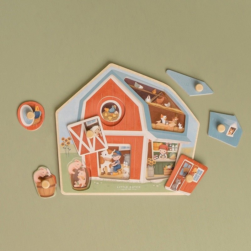 Little Dutch Holzpuzzle Little Farm - Sausebrause Shop