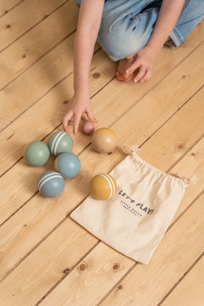 Little Dutch Kinder Boule-Spielset aus Holz - Sausebrause Shop