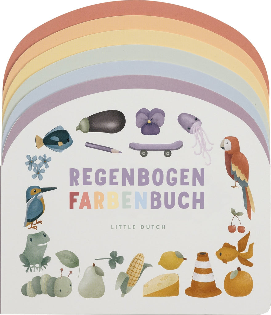 Little Dutch Kinderbuch Regenbogen Farben- und Wortebuch - Sausebrause Shop
