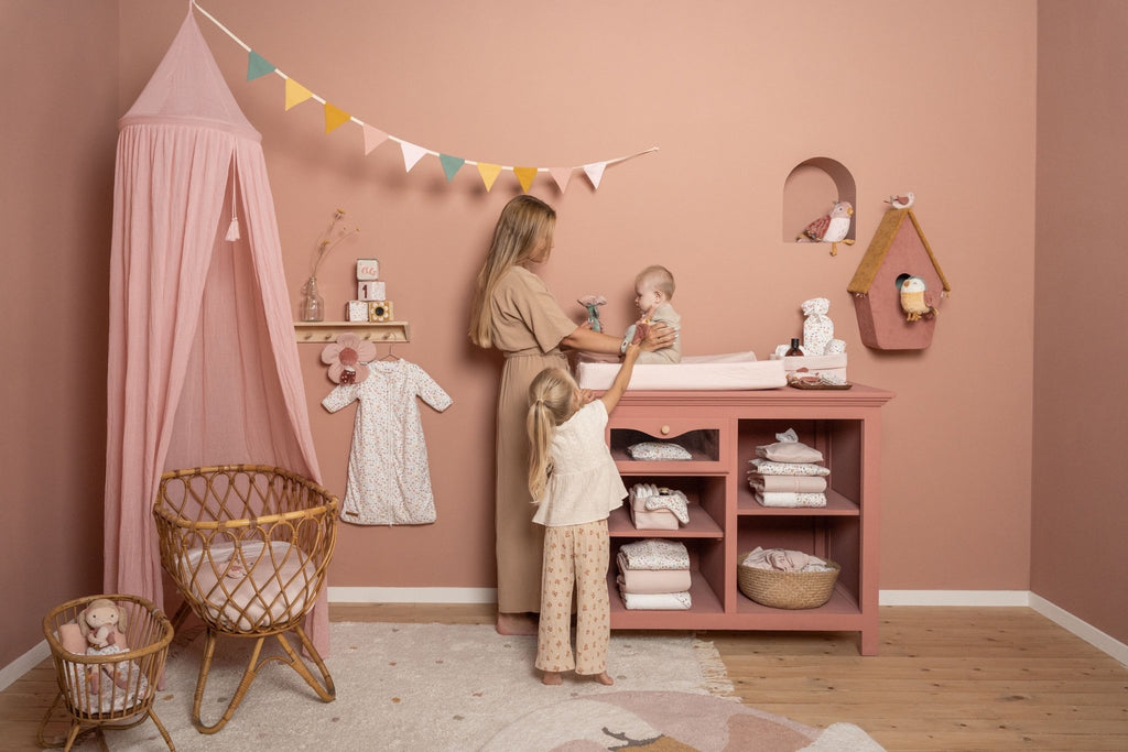 Little Dutch Kinderzimmer Girlande mit rosa Fähnchen - Sausebrause Shop