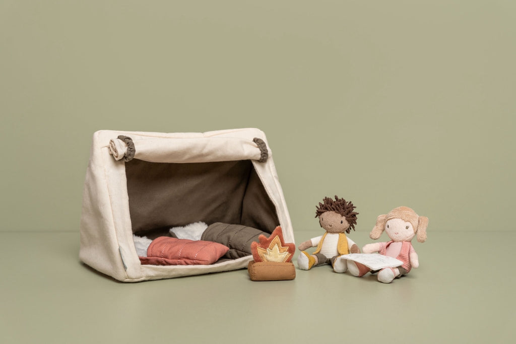 Little Dutch Kuschelpuppen Camping Set Jake und Anna - Sausebrause Shop