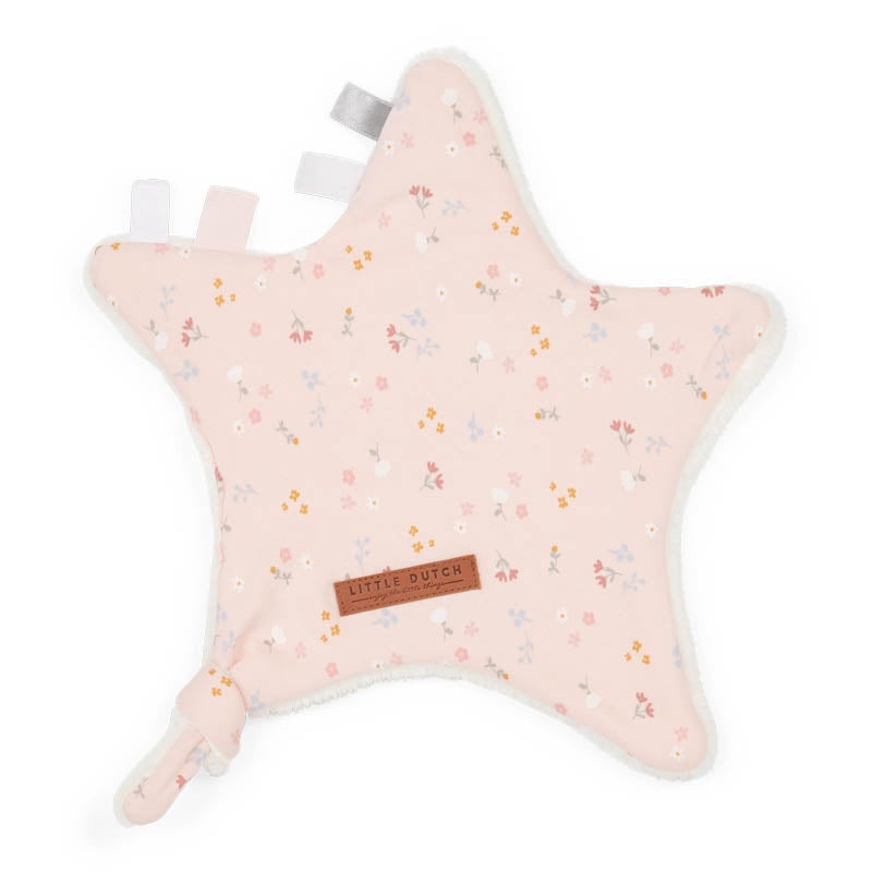 Little Dutch Kuscheltuch Stern Little Pink Flowers - Sausebrause Shop