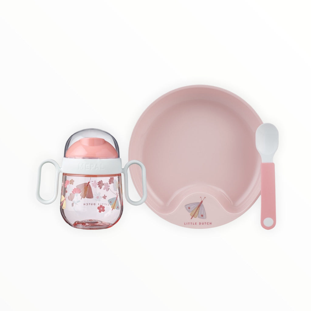 Little Dutch Mepal Babygeschirr Set Flowers & Butterflies - Sausebrause Shop