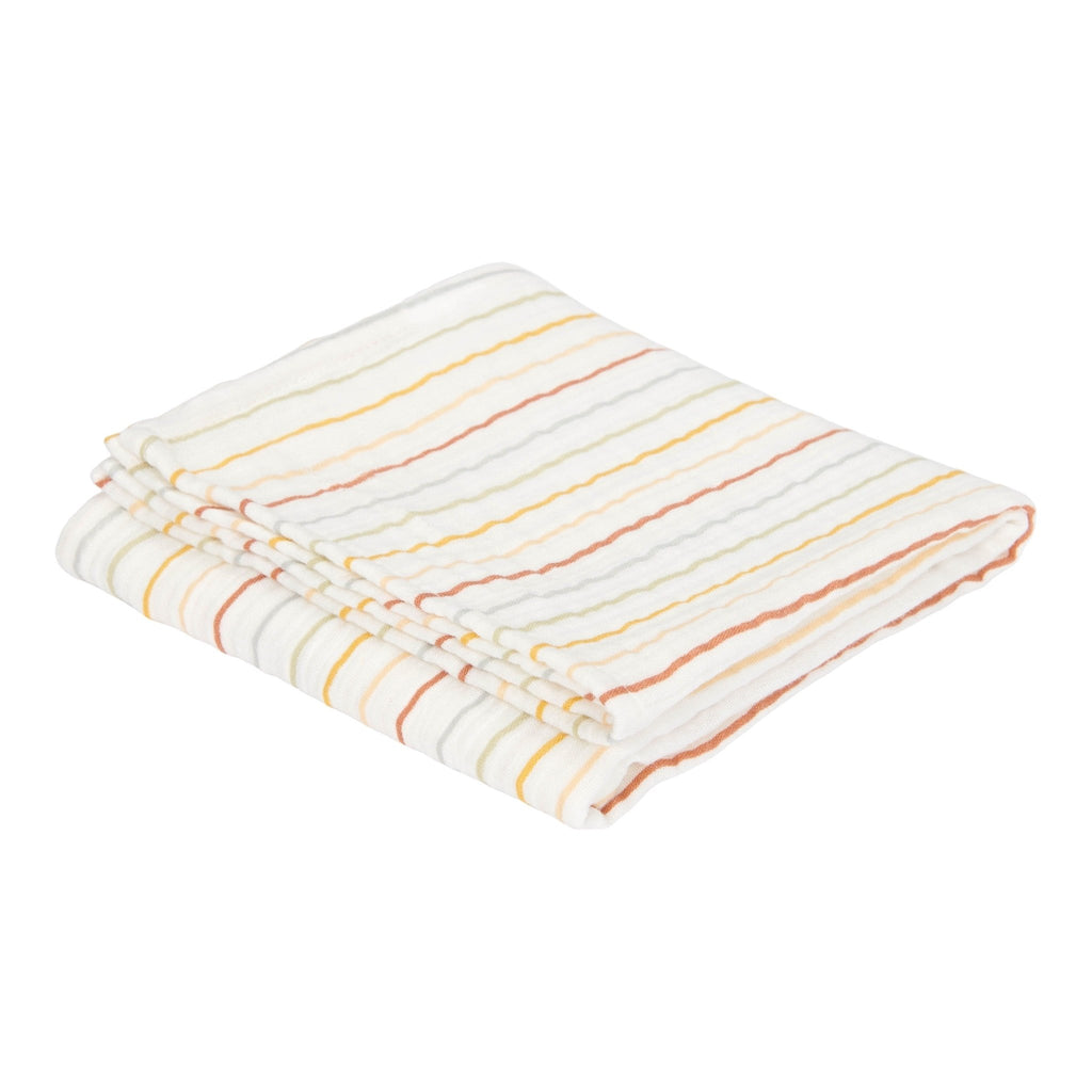 Little Dutch Musselin Wickeltuch Swaddle 120 x 120 cm Vintage Sunny Stripes - Sausebrause Shop