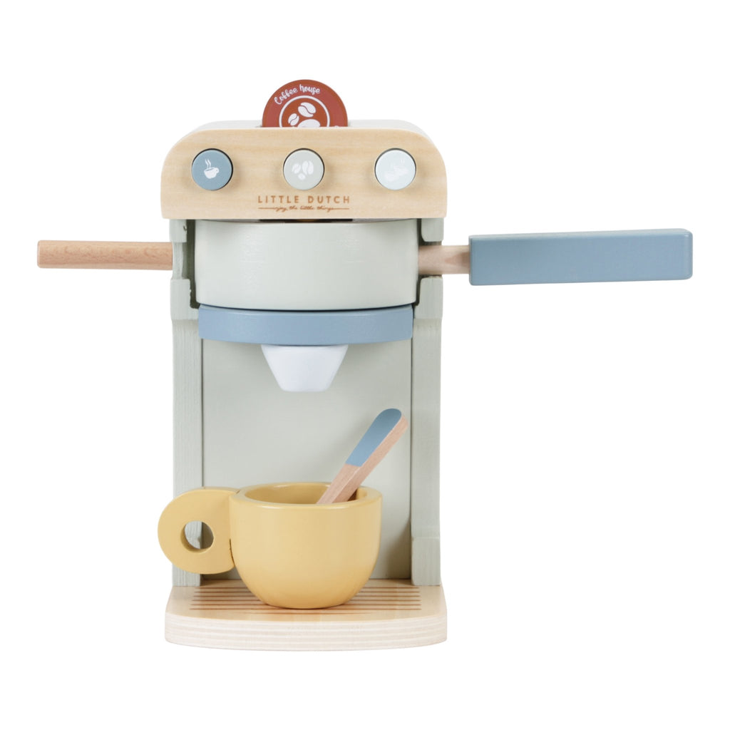 Little Dutch Spielzeug Kaffeemaschine aus Holz - Sausebrause Shop