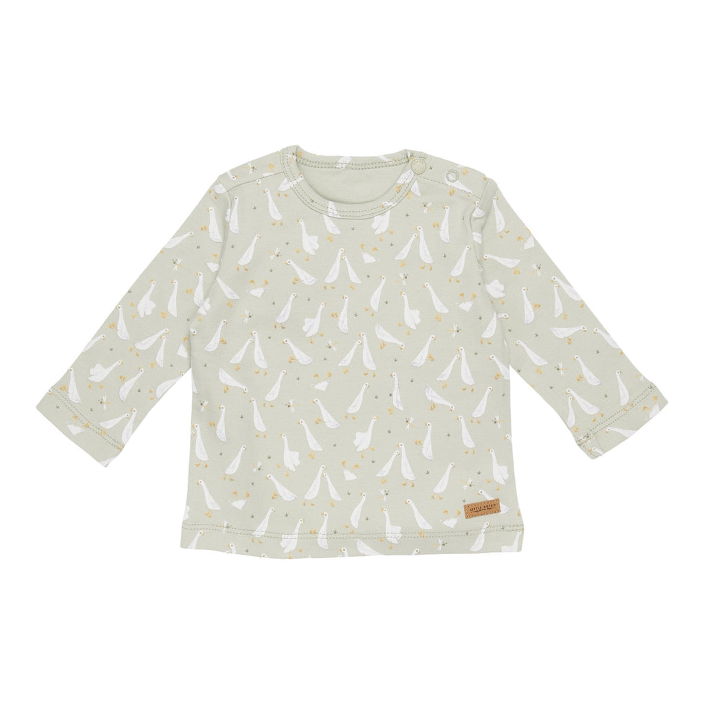 Little Dutch T-Shirt langärmlig Little Goose Olive - Sausebrause Shop