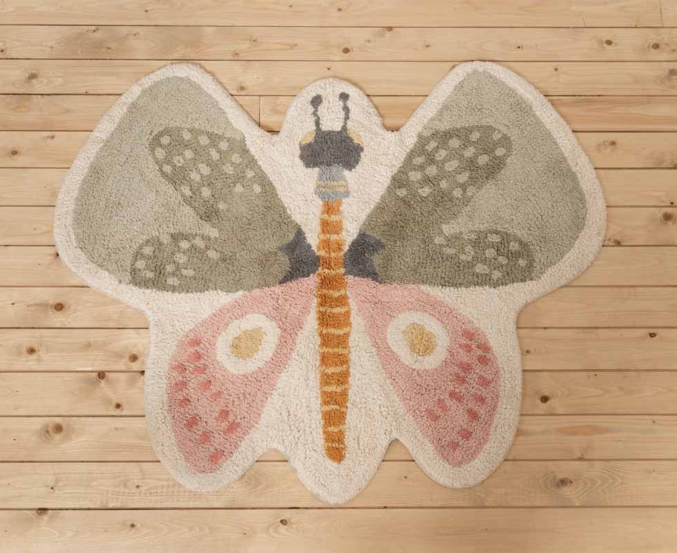 Little Dutch Teppich für Kinderzimmer Schmetterling - Sausebrause Shop