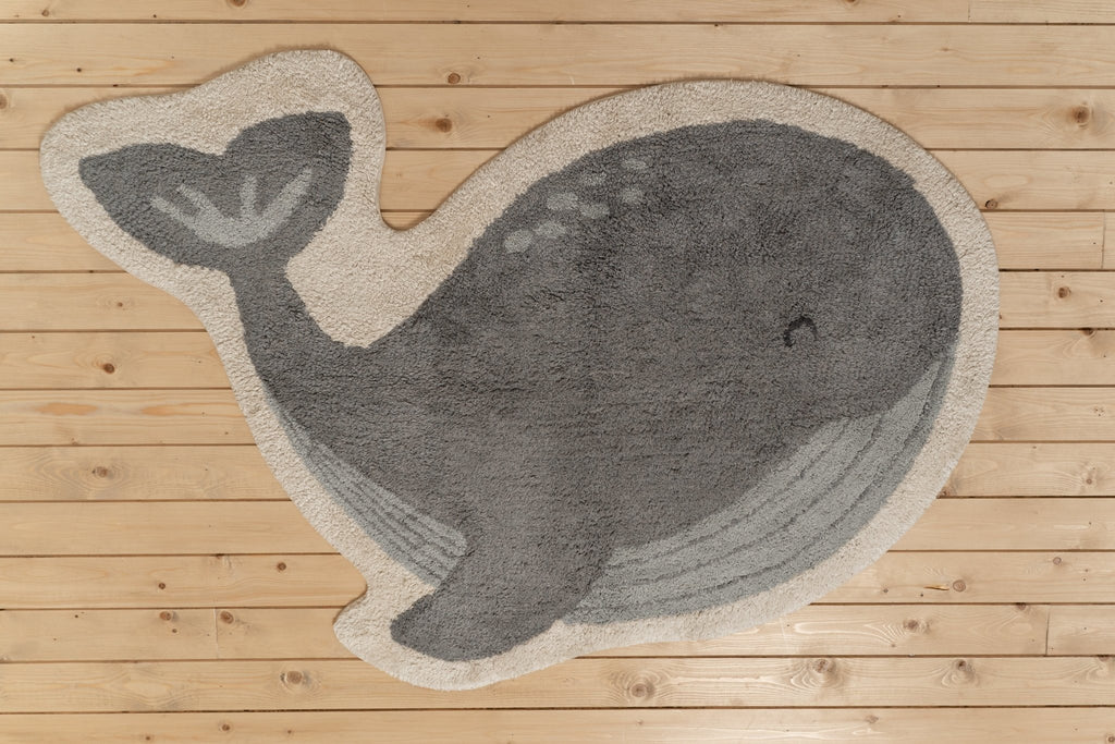 Little Dutch Teppich Whale 90 x 140 cm - Sausebrause Shop