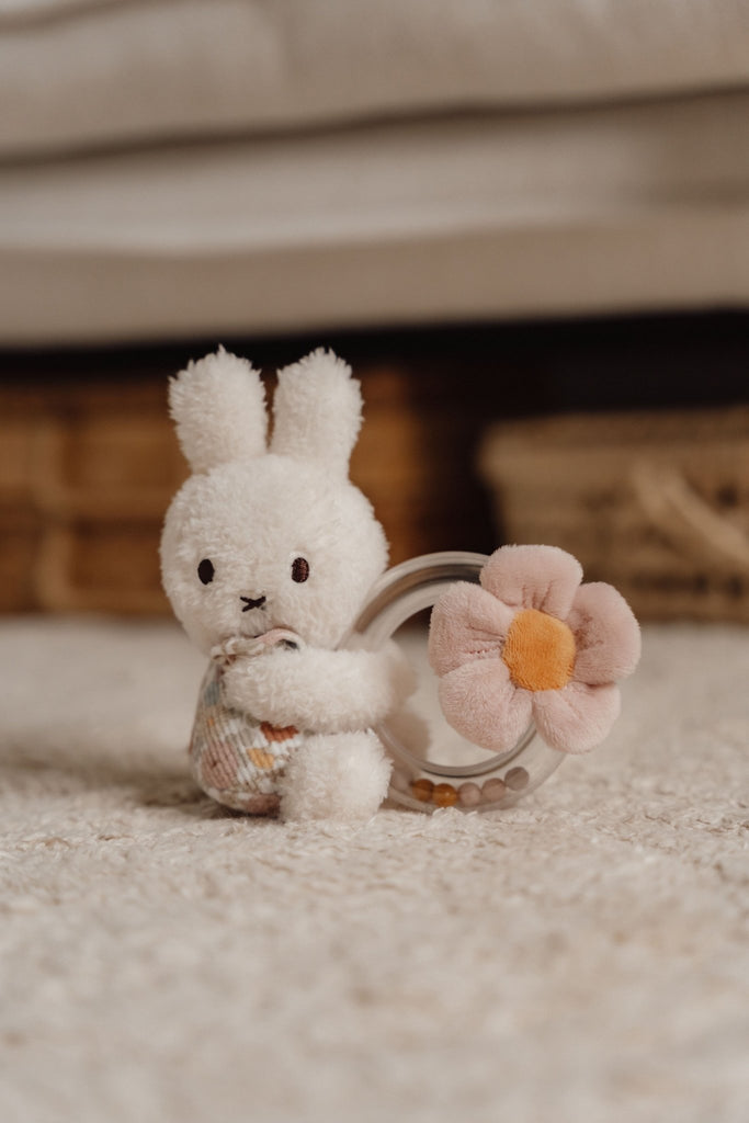 Little Dutch x Miffy Ringrassel Vintage Little Flowers - Sausebrause Shop