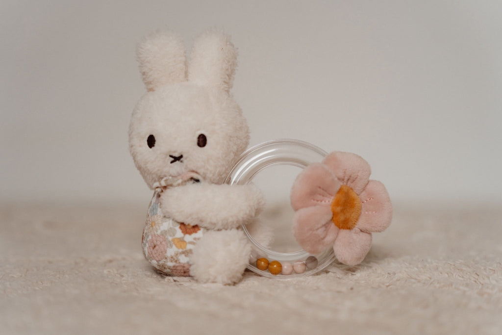 Little Dutch x Miffy Ringrassel Vintage Little Flowers - Sausebrause Shop