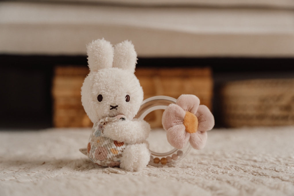 Little Dutch x Miffy Ringrassel Vintage Little Flowers - Sausebrause Shop