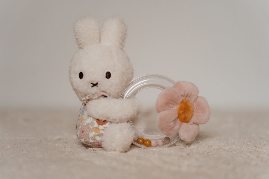 Little Dutch x Miffy Ringrassel Vintage Little Flowers - Sausebrause Shop