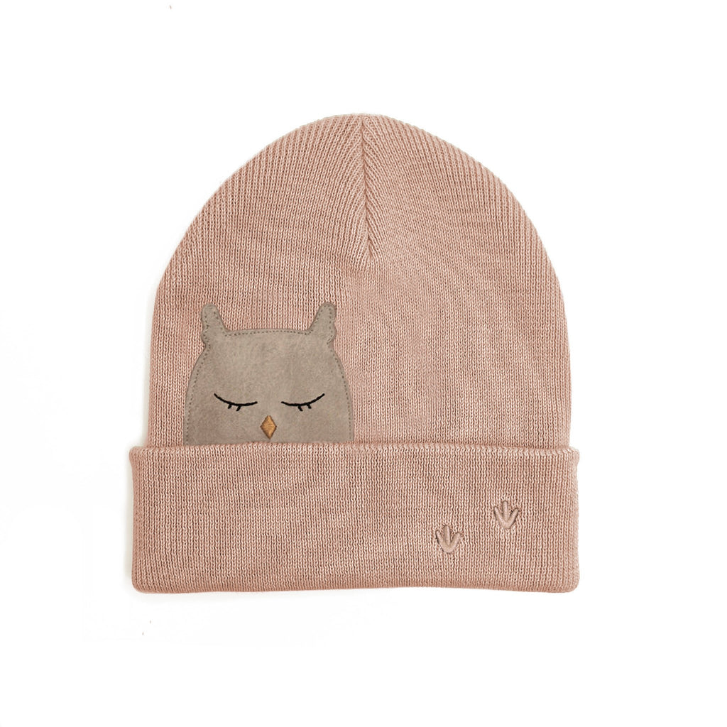 Little Who Beanie Rose Quartz Feinstrick Kids in Feinstrick - Sausebrause Shop