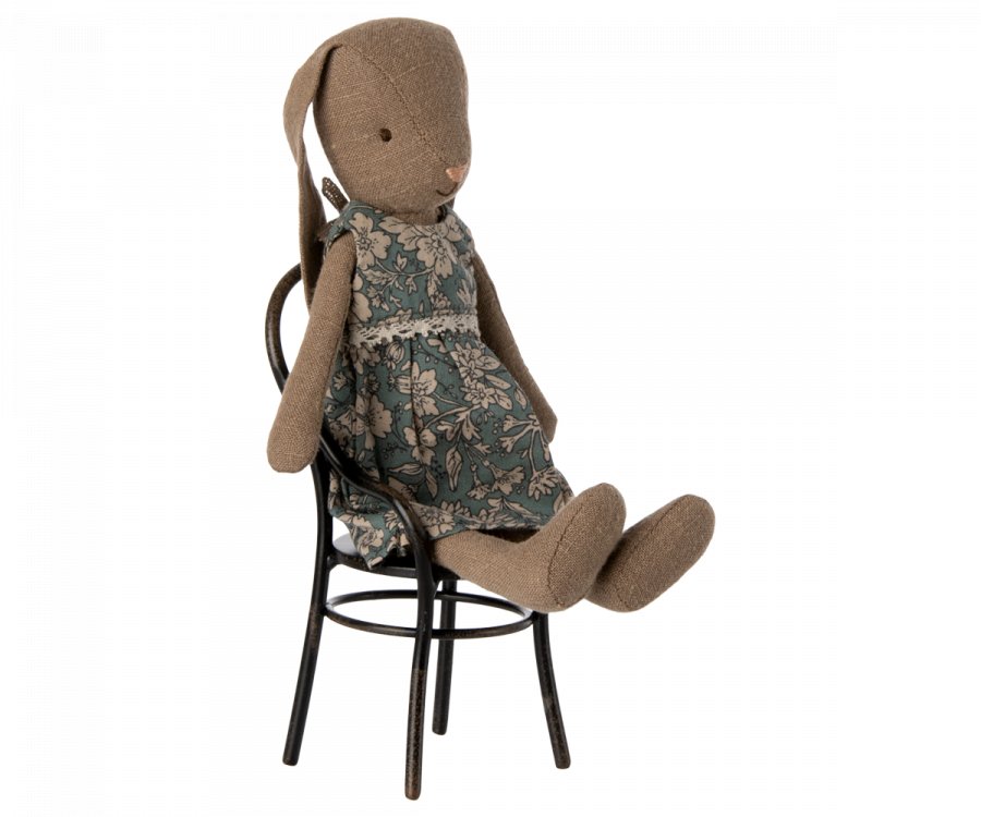 Maileg Bunny Größe 1 Braun im geblümten Kleid - Sausebrause Shop