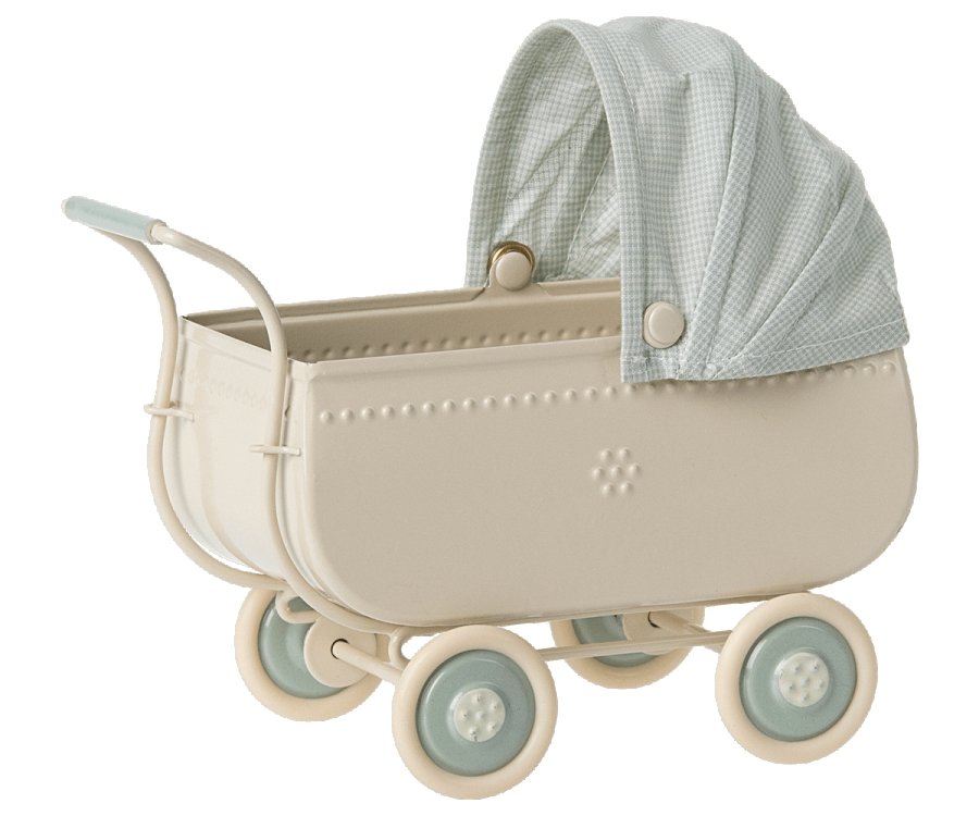 Maileg Kinderwagen Micro Blau - Sausebrause Shop