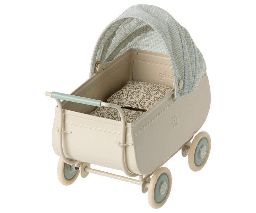 Maileg Kinderwagen Micro Blau - Sausebrause Shop