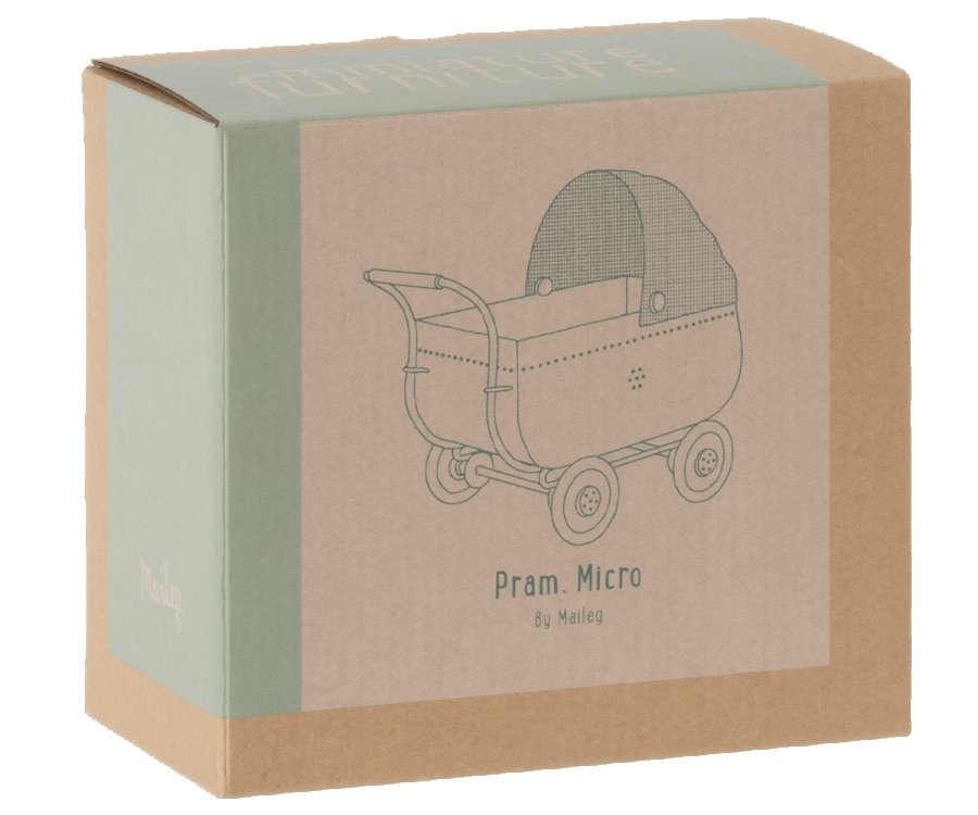 Maileg Kinderwagen Micro Blau - Sausebrause Shop