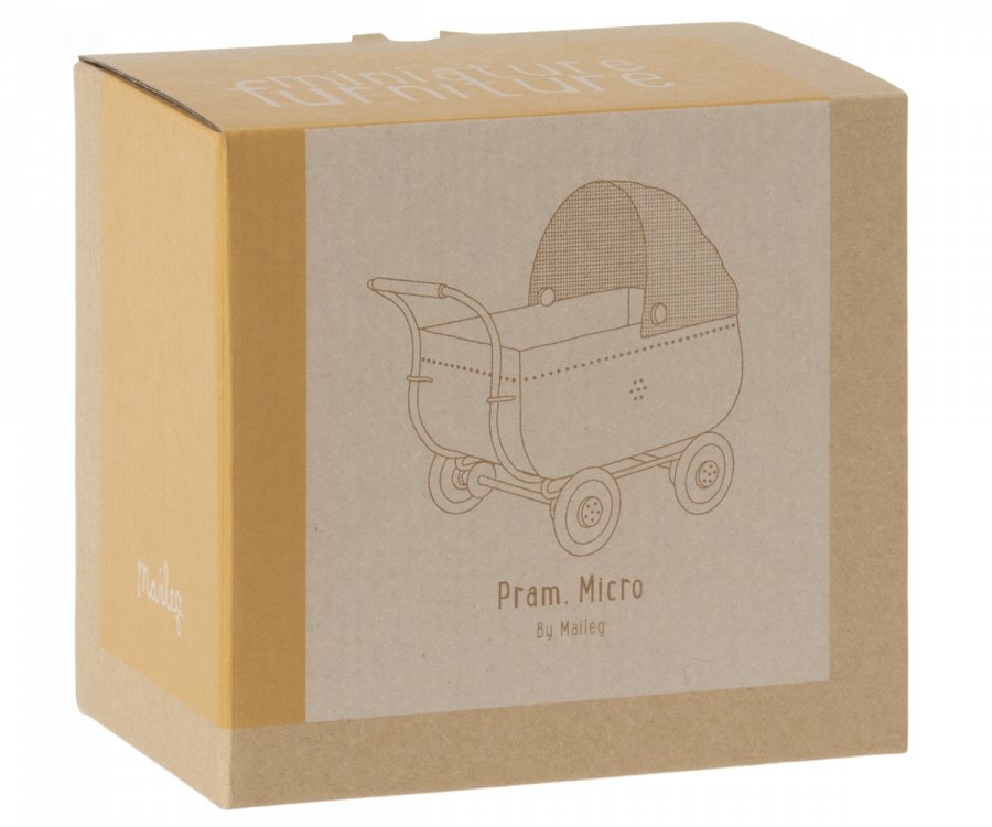 Maileg Kinderwagen Mikro Gelb - Sausebrause Shop