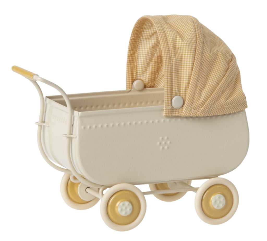 Maileg Kinderwagen Mikro Gelb - Sausebrause Shop